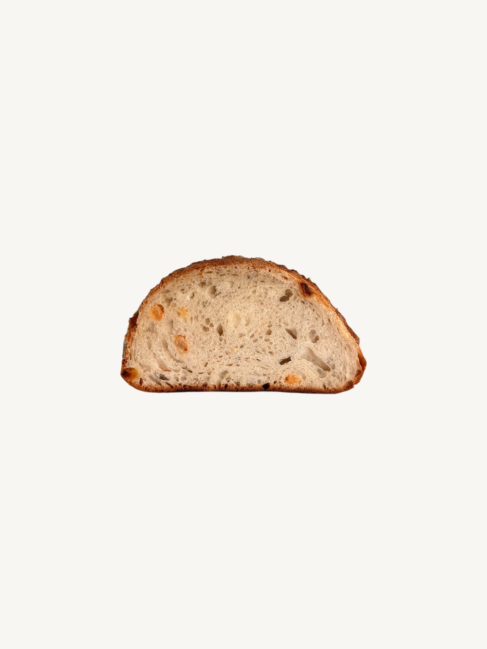 Cinnamon raisin sourdough crumb