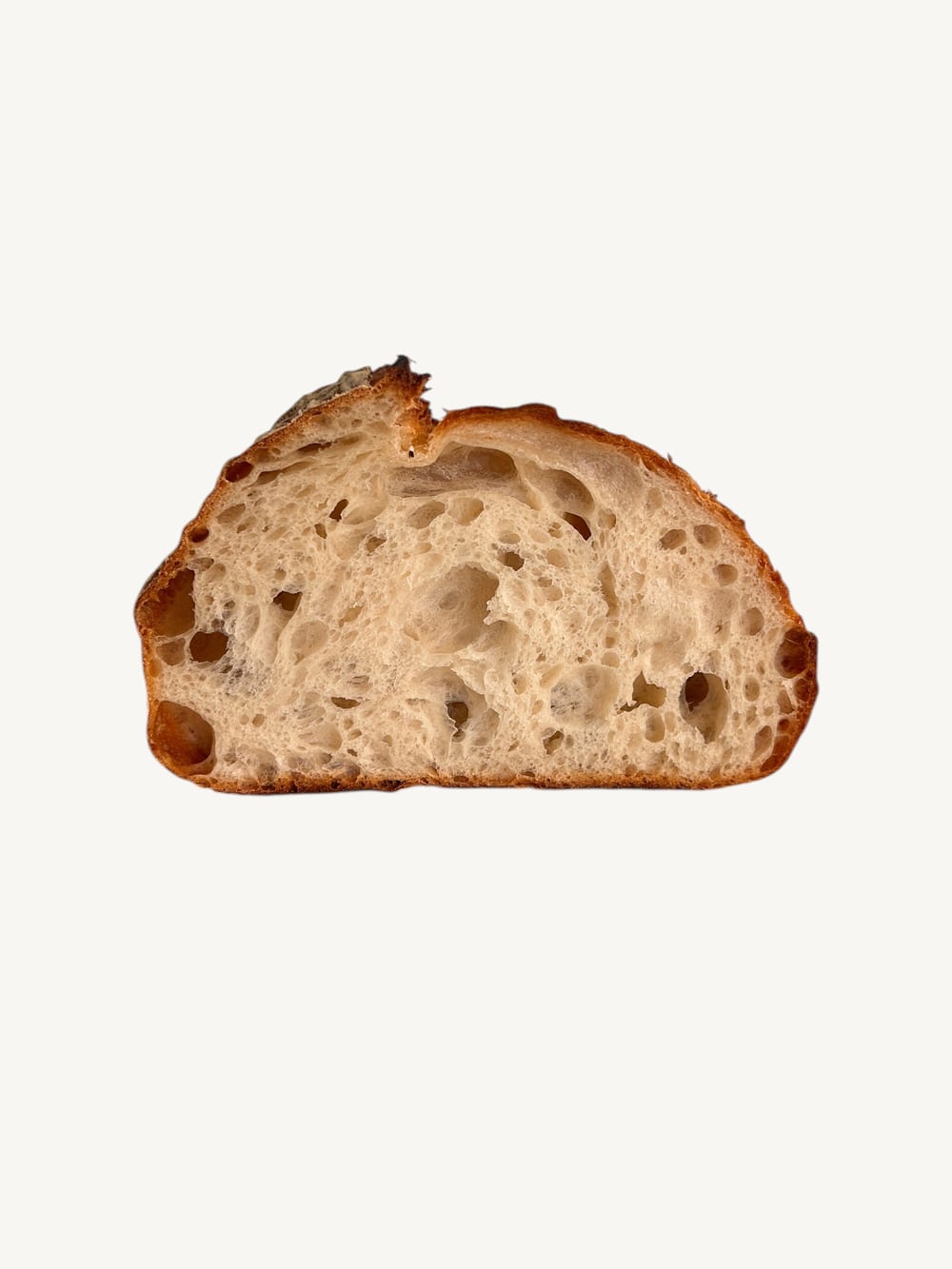Country sourdough crumb