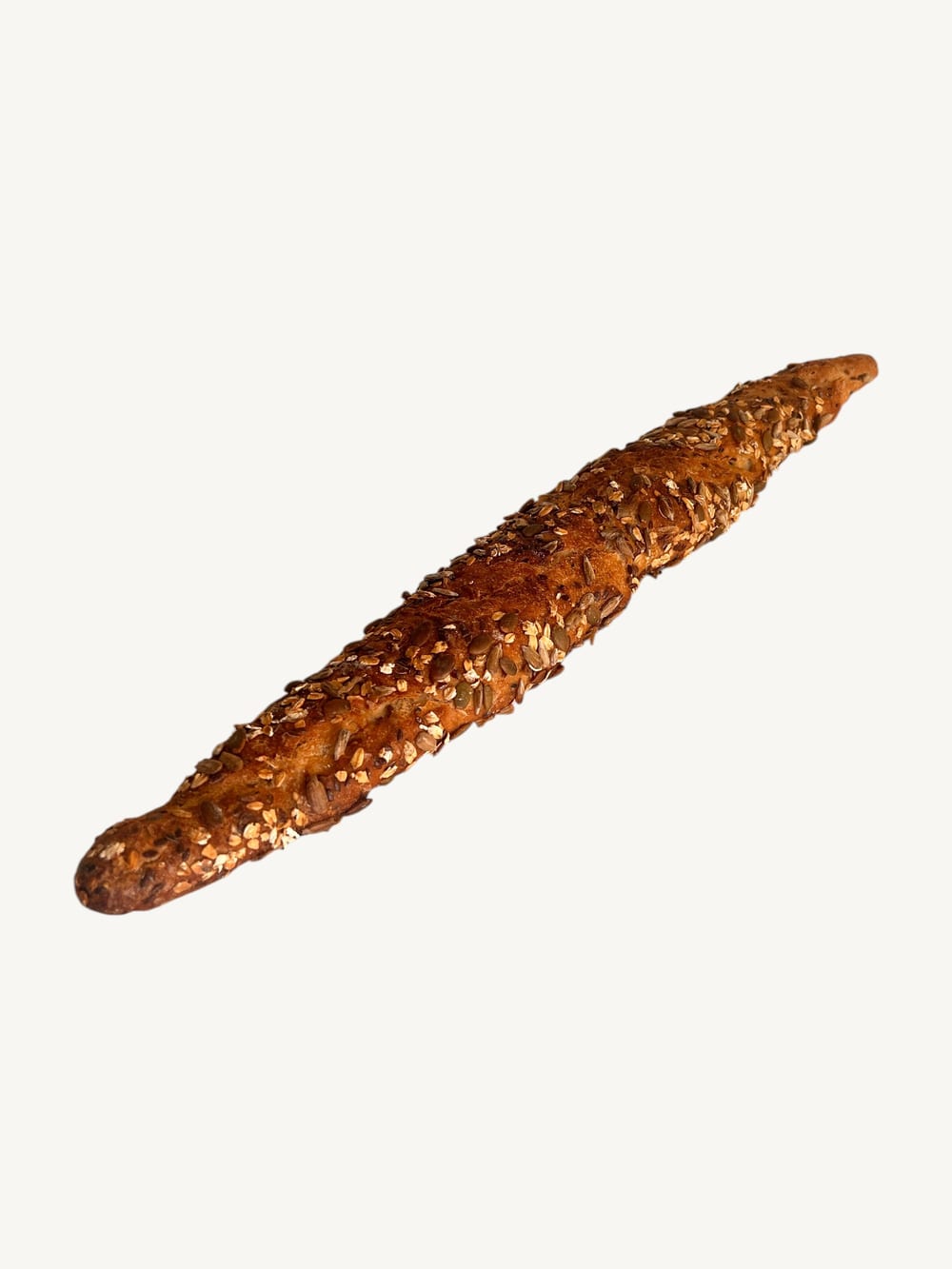 Multicereal sourdough baguette