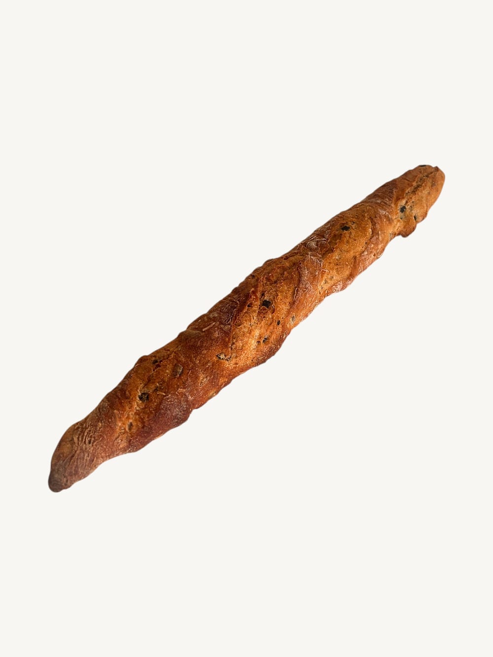 Olive and rosemary baguette