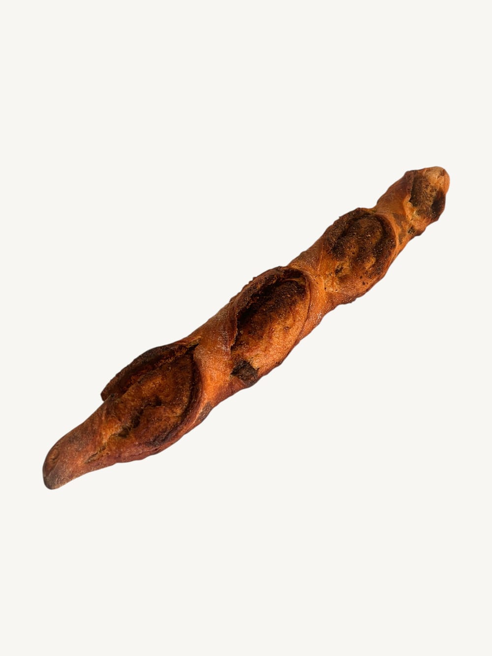 Za'atar sourdough baguette